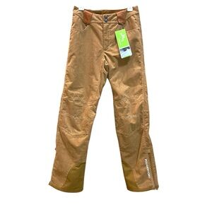 NWT Powderhorn Calico Cord Corduroy Ski Pants in Color Leather Size XS
